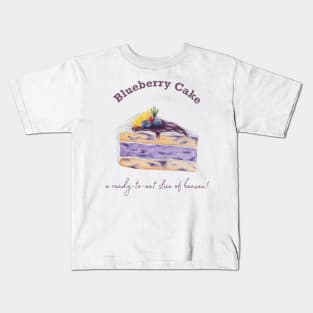 Lovely Blueberry Cake T-Shirt Kids T-Shirt